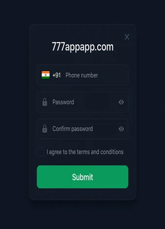 777 app লগইন